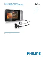 Philips GOGEAR SA3MUS08 User Manual preview