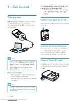 Предварительный просмотр 10 страницы Philips GoGear SA3SDR00 User Manual