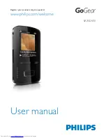 Philips GoGEAR SA3SDV00 User Manual предпросмотр