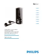 Philips GoGear SA4415 User Manual предпросмотр