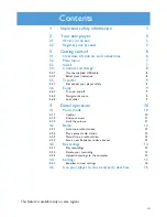 Preview for 3 page of Philips GoGear SA4415 User Manual