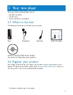 Preview for 9 page of Philips GoGear SA4415 User Manual