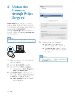 Предварительный просмотр 16 страницы Philips GoGEAR SA4DOT02 User Manual