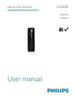 Preview for 1 page of Philips GoGear SA4MIN02 User Manual