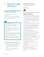 Preview for 3 page of Philips GoGear SA4MIN02 User Manual