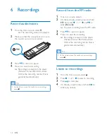 Preview for 11 page of Philips GoGear SA4MIN02 User Manual