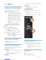 Preview for 13 page of Philips GoGEAR SA4MUS08 User Manual