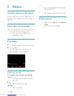 Preview for 16 page of Philips GoGEAR SA4MUS08 User Manual