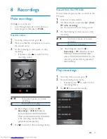 Preview for 19 page of Philips GoGEAR SA4MUS08 User Manual