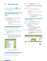 Preview for 20 page of Philips GoGEAR SA4MUS08 User Manual