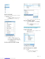 Preview for 31 page of Philips GoGEAR SA4MUS08 User Manual