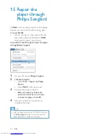 Preview for 36 page of Philips GoGEAR SA4MUS08 User Manual