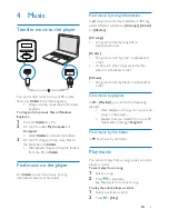 Предварительный просмотр 11 страницы Philips GoGEAR SA4RGA User Manual