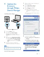 Предварительный просмотр 19 страницы Philips GoGEAR SA4RGA User Manual