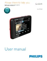 Preview for 1 page of Philips GoGear SA4TP304 User Manual