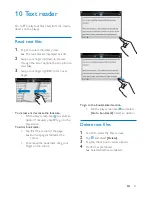 Preview for 21 page of Philips GoGear SA4TP304 User Manual