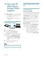 Preview for 26 page of Philips GoGear SA4TP304 User Manual