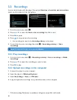 Preview for 47 page of Philips GoGear SA5225BT User Manual