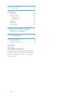 Preview for 4 page of Philips GoGEAR SA5AZU User Manual