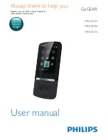 Philips GoGear SA5AZU04 User Manual предпросмотр