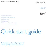 Philips GoGEAR SA5DOT Quick Start Manual preview