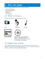 Предварительный просмотр 9 страницы Philips GoGear SA6015 User Manual