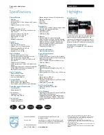 Preview for 2 page of Philips GoGear SA6125 Specifications