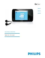 Philips GoGear SA6125 User Manual preview