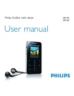 Preview for 1 page of Philips GoGear SA9100 User Manual