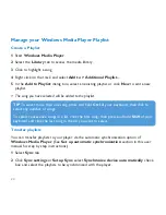 Preview for 25 page of Philips GoGear SA9100 User Manual