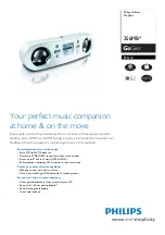 Preview for 1 page of Philips GoGear ShoqBox PSS110 Specifications