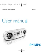 Philips GOGEAR SHOQBOX PSS231 User Manual preview