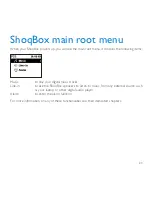 Предварительный просмотр 26 страницы Philips GOGEAR SHOQBOX PSS231 User Manual