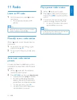 Preview for 23 page of Philips GoGear ViBE SA1VBE04 User Manual