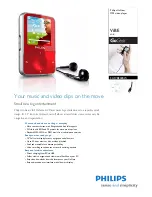 Philips GOGEAR VIBE SA1VBE04RW Manual preview