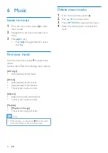 Preview for 13 page of Philips GOGEAR  VIBE SA1VBE16K User Manual