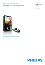 Предварительный просмотр 1 страницы Philips GOGEAR  VIBE SA2VBE04KC User Manual