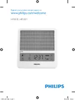 Preview for 1 page of Philips Golite Blu HF3332 User Manual