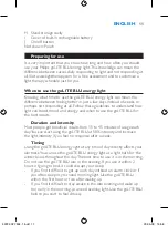 Preview for 11 page of Philips Golite Blu HF3332 User Manual