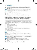 Preview for 14 page of Philips Golite Blu HF3332 User Manual