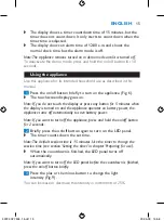Preview for 15 page of Philips Golite Blu HF3332 User Manual