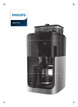 Philips Grind & Brew HD7761/01 Manual preview