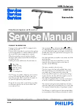 Предварительный просмотр 1 страницы Philips HB955/A Service Manual