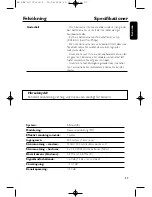 Preview for 57 page of Philips HC 070 User Manual