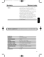 Preview for 69 page of Philips HC 070 User Manual