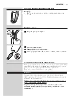 Предварительный просмотр 45 страницы Philips HC3420/83 User Manual