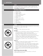 Preview for 62 page of Philips HC7460 User Manual