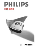 Предварительный просмотр 1 страницы Philips HD 3353 Operating Instructions Manual