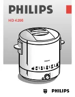 Preview for 1 page of Philips HD 4266 User Manual