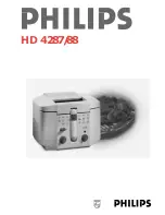 Preview for 1 page of Philips HD 4287 User Manual